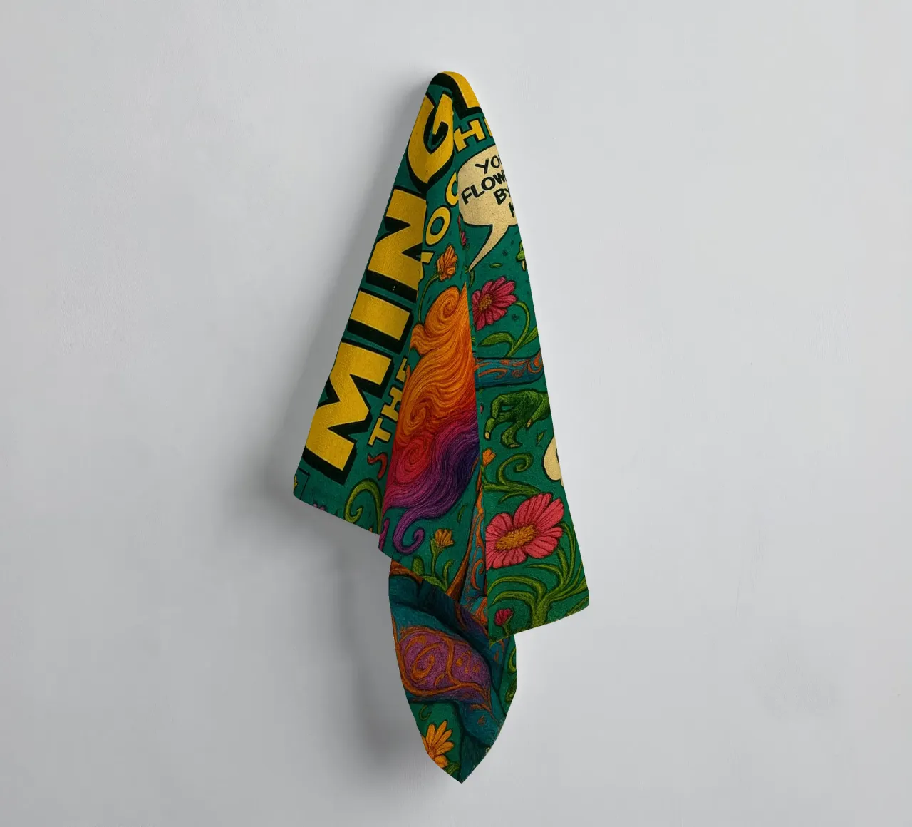 MINGIE THE SMOOCHER 2 - Fresh Supes On The Block asciugamano da bagno da Vintage Van Gogh