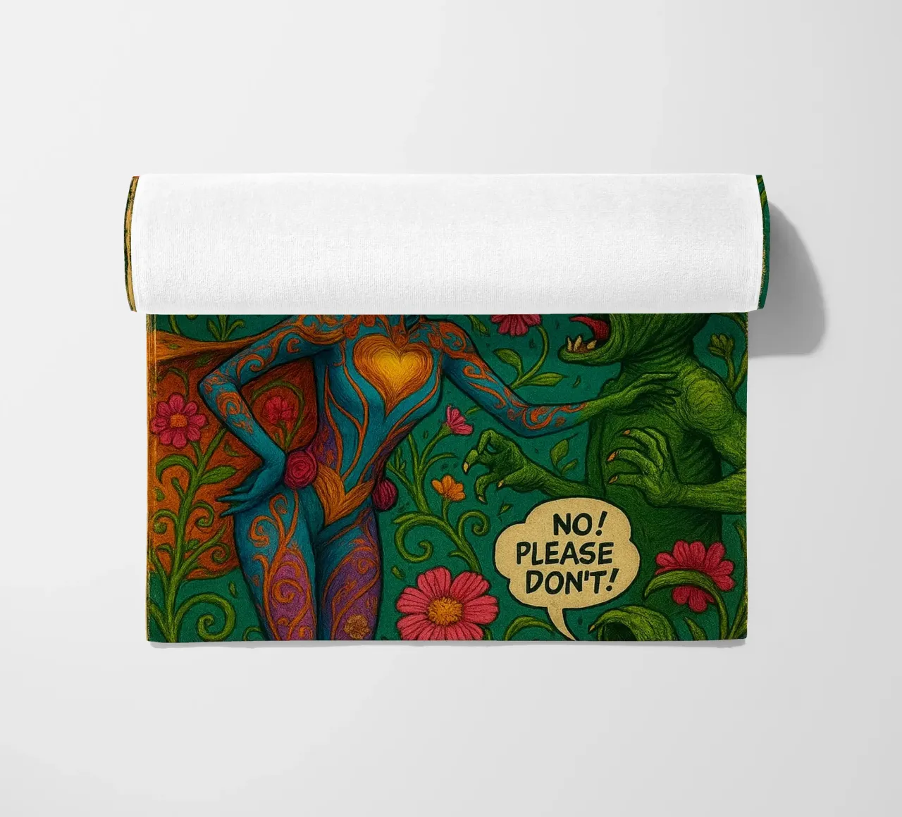 MINGIE THE SMOOCHER 2 - Fresh Supes On The Block telo mare da Vintage Van Gogh