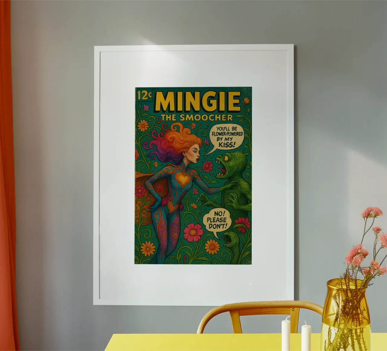 MINGIE THE SMOOCHER 2 - Fresh Supes On The Block carta hahnemühle da Vintage Van Gogh