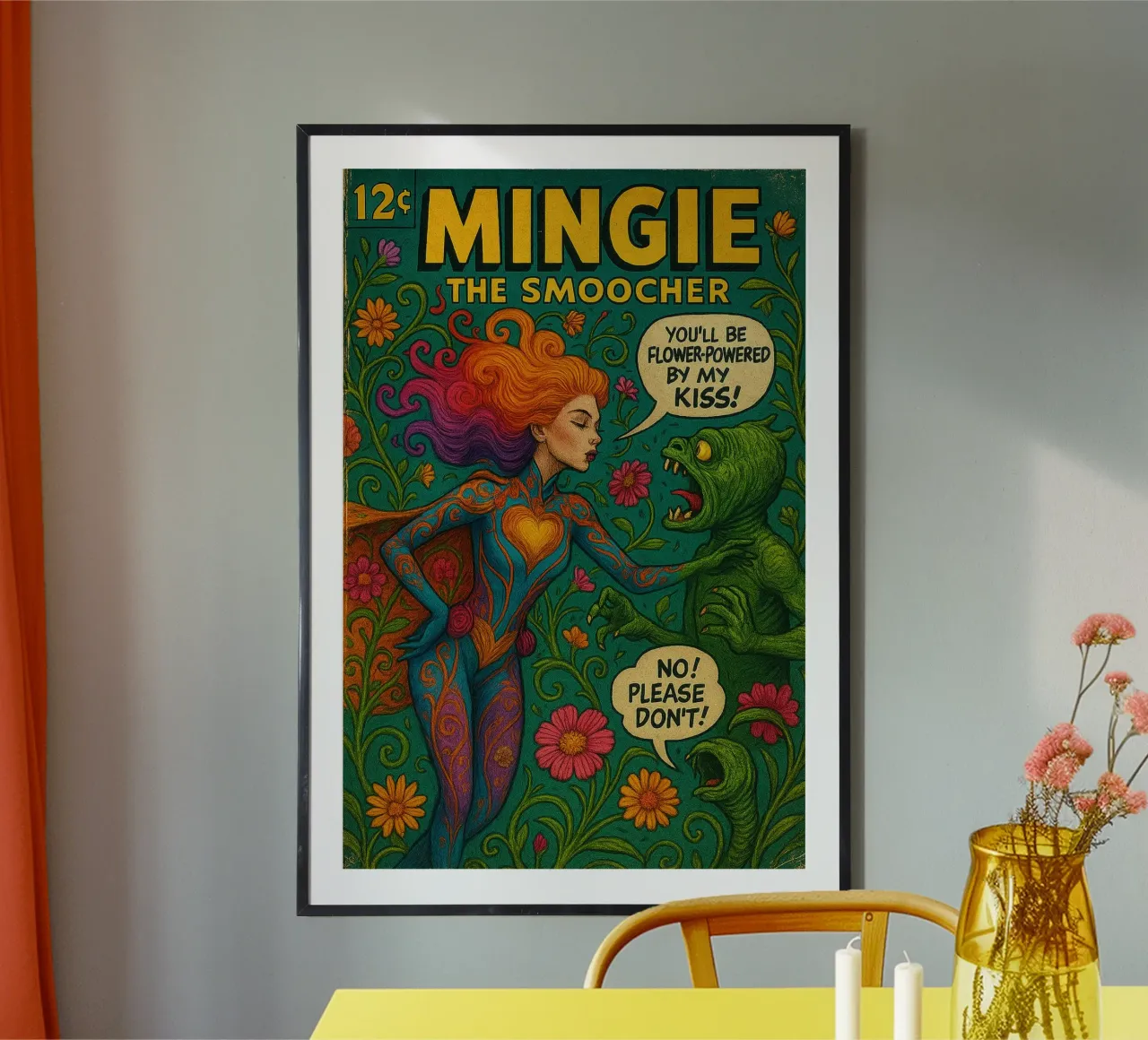 MINGIE THE SMOOCHER 2 - Fresh Supes On The Block carta hahnemühle da Vintage Van Gogh