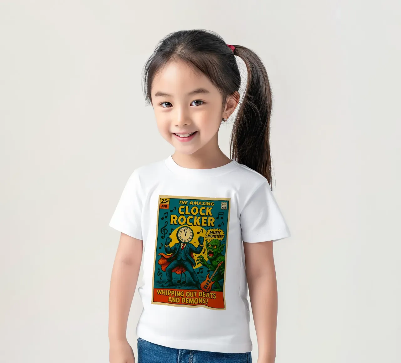 CLOCKMASTER - CLOCKROCKER - Fresh Supes On The Block t-shirt bambini da Vintage Van Gogh