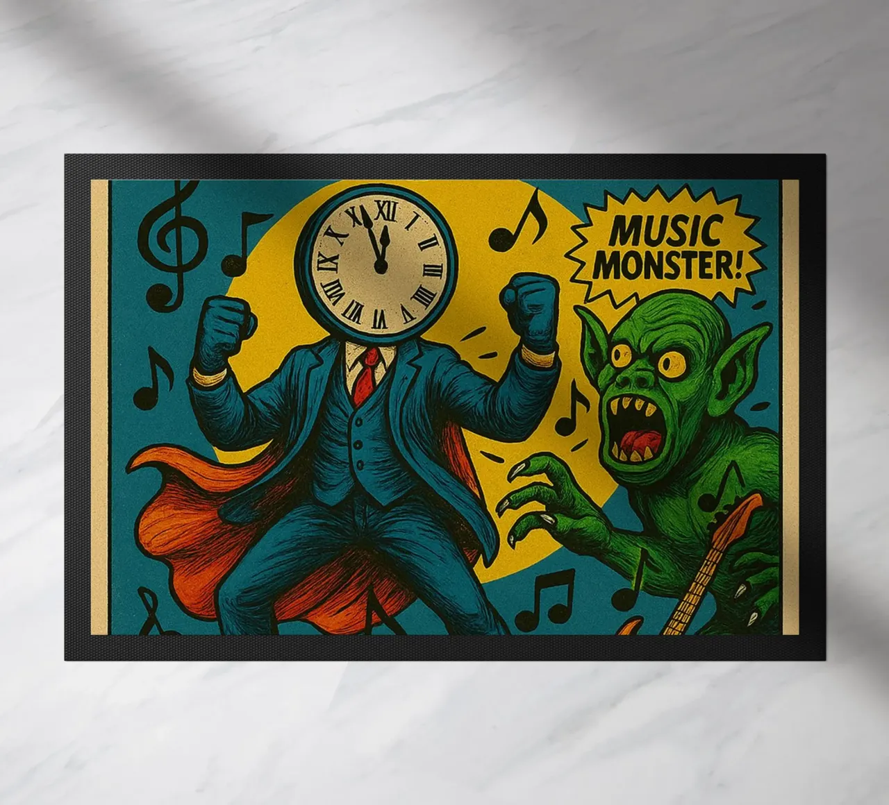 CLOCKMASTER - CLOCKROCKER - Fresh Supes On The Block zerbino da Vintage Van Gogh