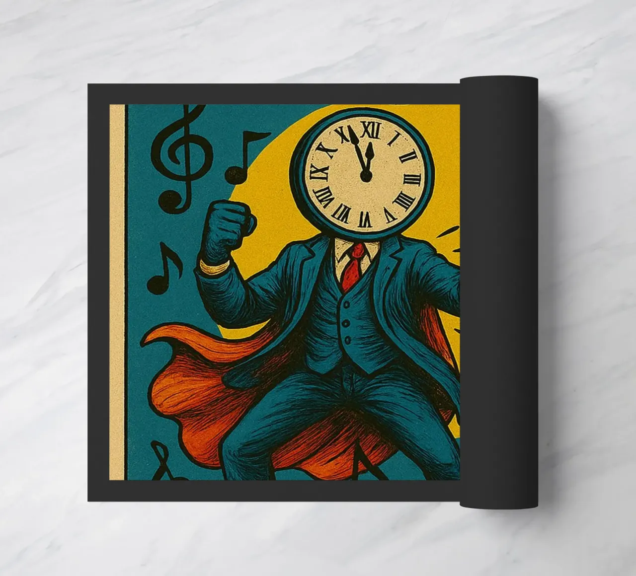 CLOCKMASTER - CLOCKROCKER - Fresh Supes On The Block zerbino da Vintage Van Gogh