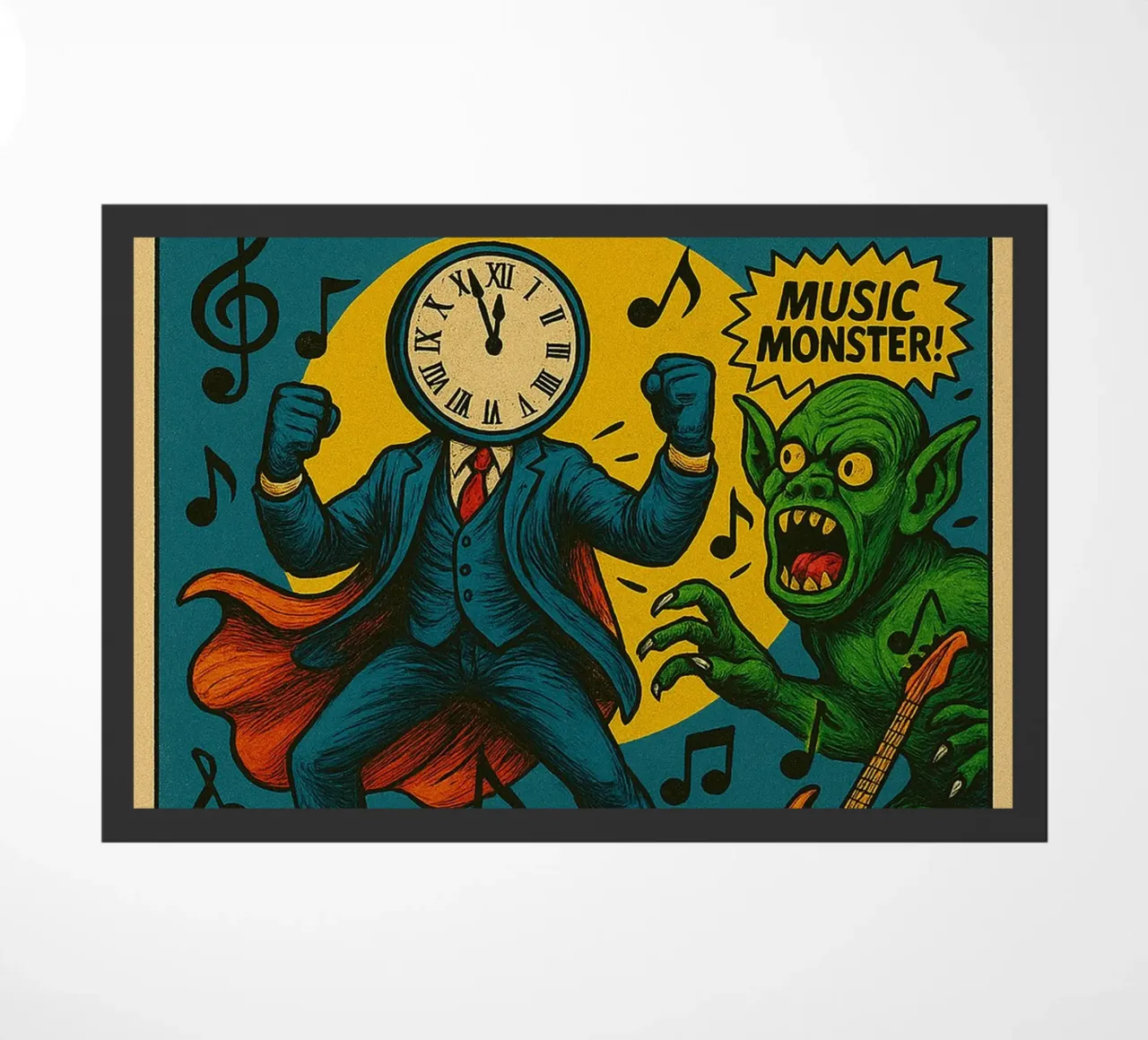 CLOCKMASTER - CLOCKROCKER - Fresh Supes On The Block zerbino da Vintage Van Gogh