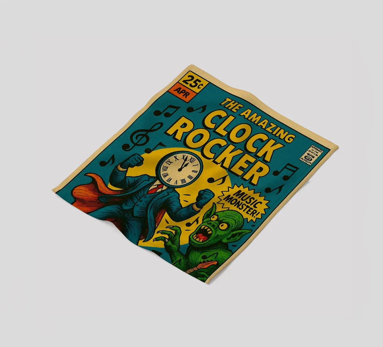 CLOCKMASTER - CLOCKROCKER - Fresh Supes On The Block coperta in pile da Vintage Van Gogh