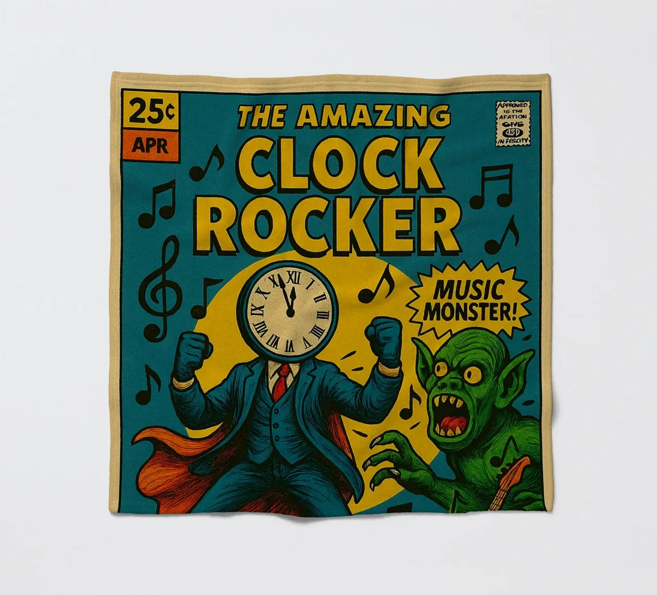 CLOCKMASTER - CLOCKROCKER - Fresh Supes On The Block coperta in pile da Vintage Van Gogh