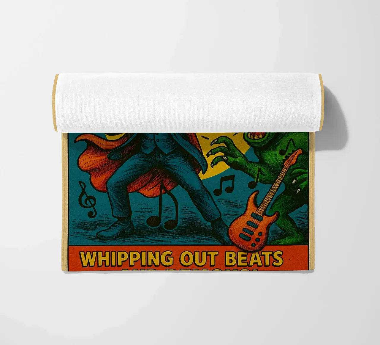 CLOCKMASTER - CLOCKROCKER - Fresh Supes On The Block telo mare da Vintage Van Gogh