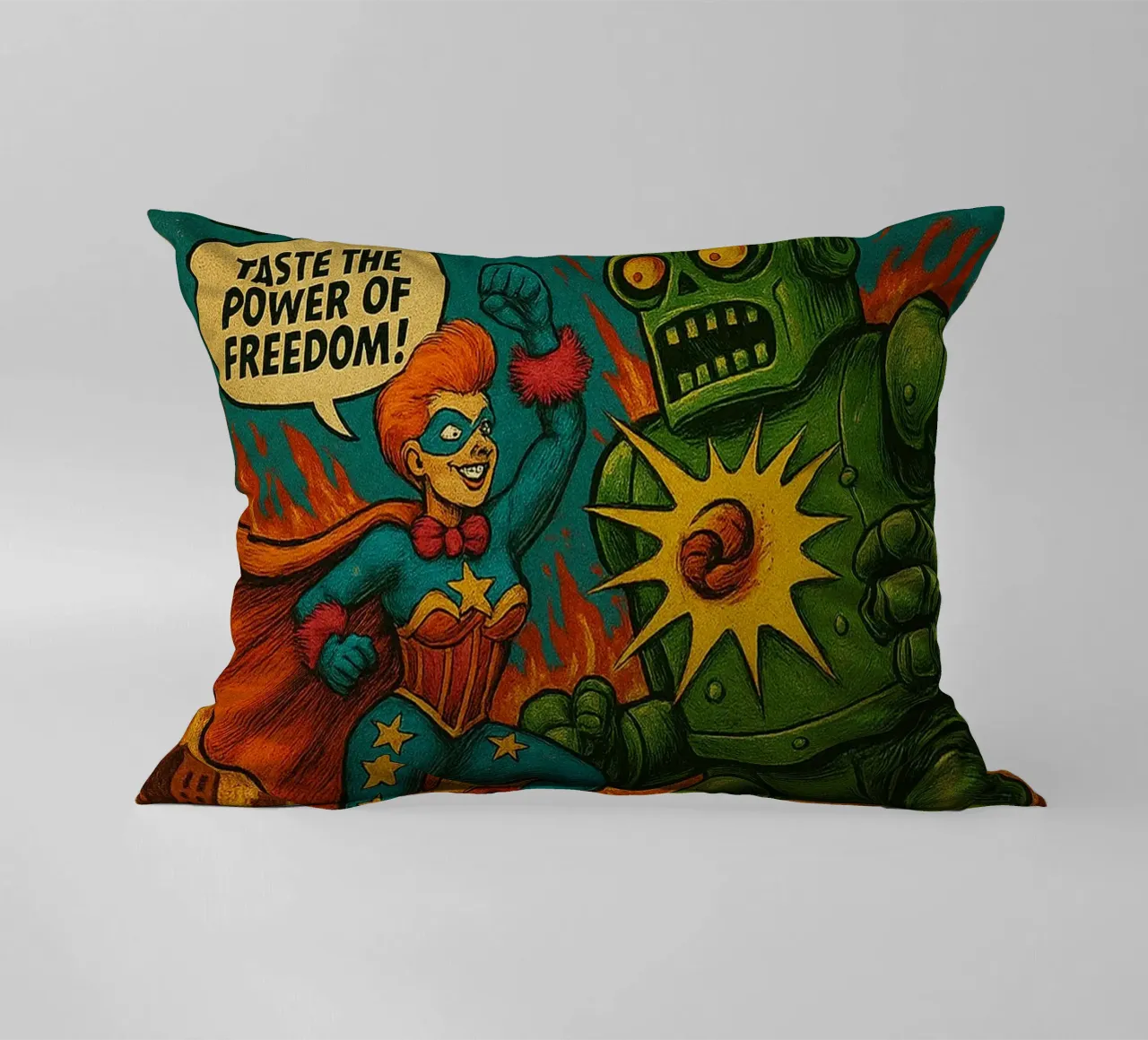 COUNTESS AMERICA - Fresh Supes On The Block cuscino da Vintage Van Gogh