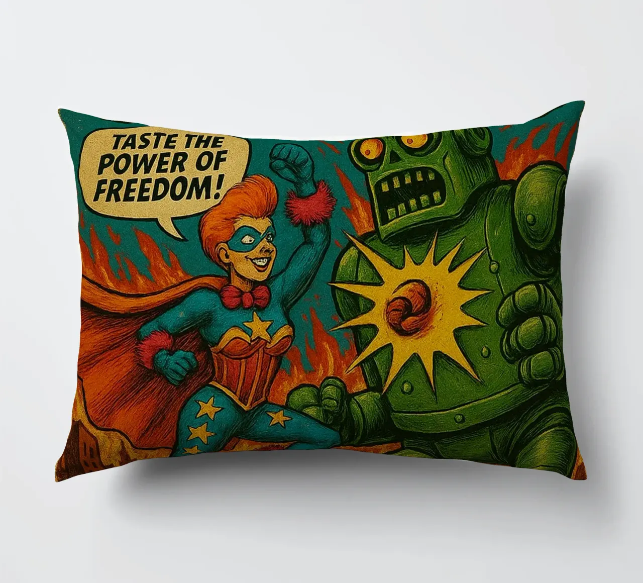 COUNTESS AMERICA - Fresh Supes On The Block cuscino da Vintage Van Gogh