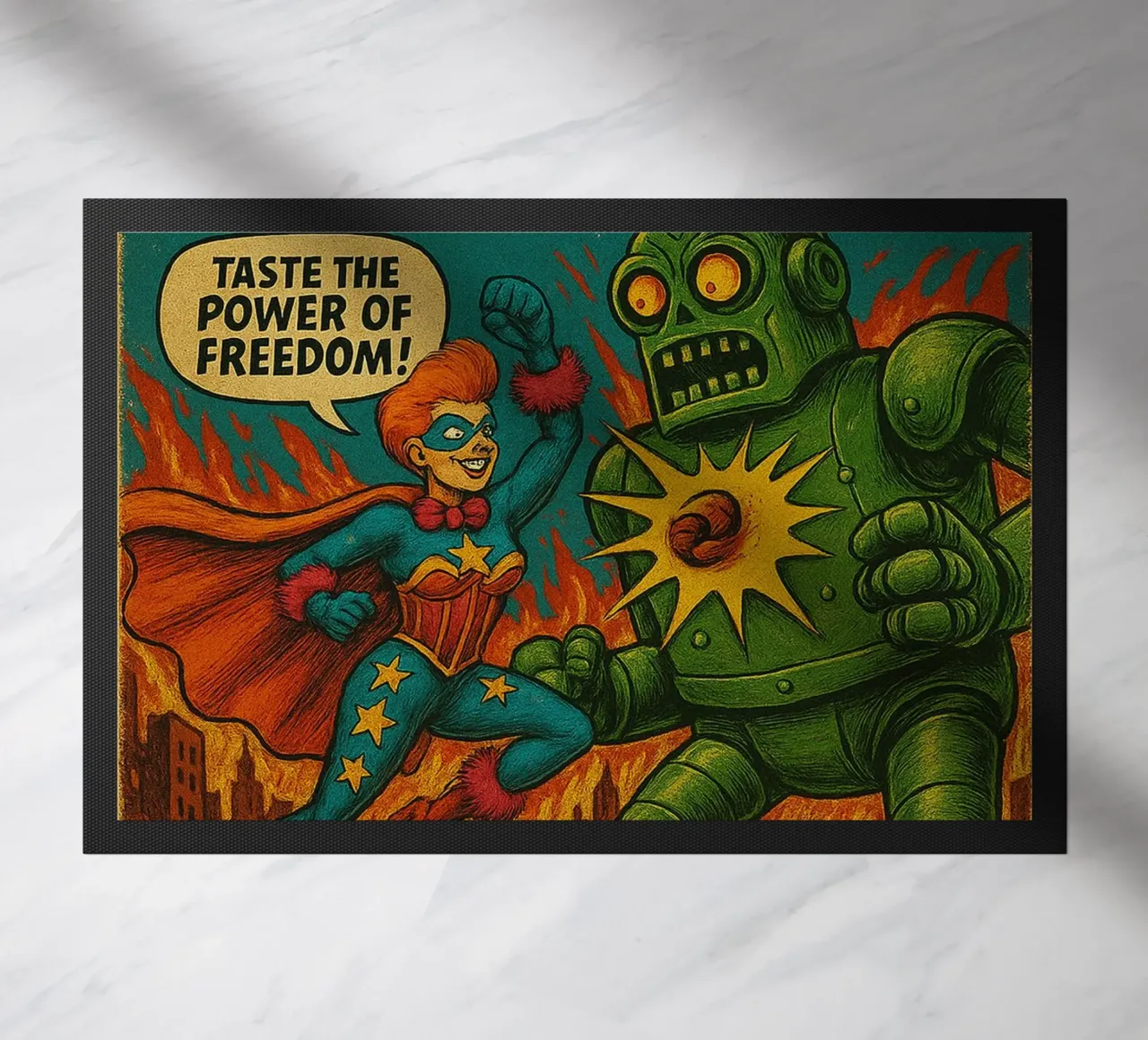 COUNTESS AMERICA - Fresh Supes On The Block zerbino da Vintage Van Gogh