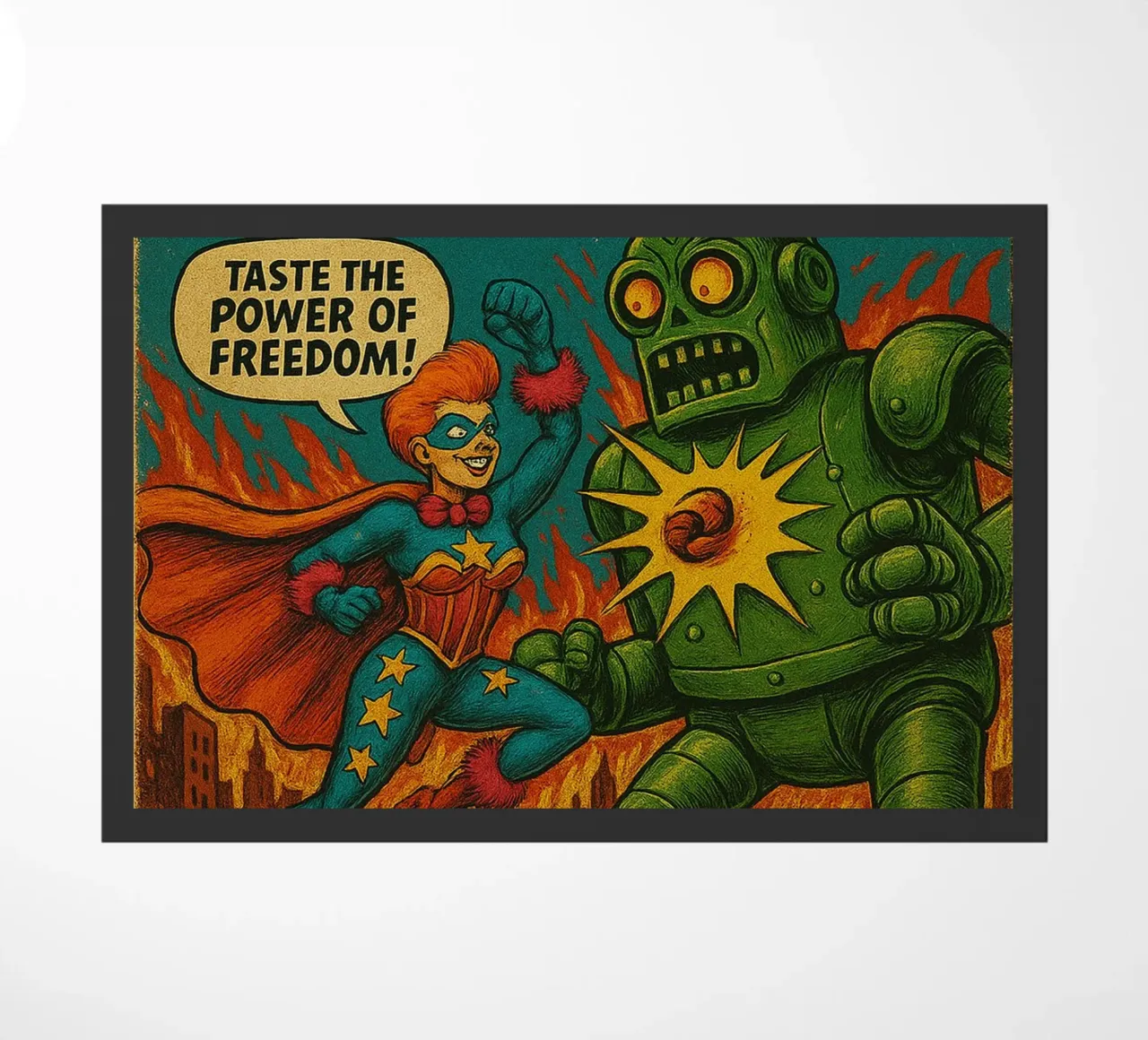 COUNTESS AMERICA - Fresh Supes On The Block zerbino da Vintage Van Gogh