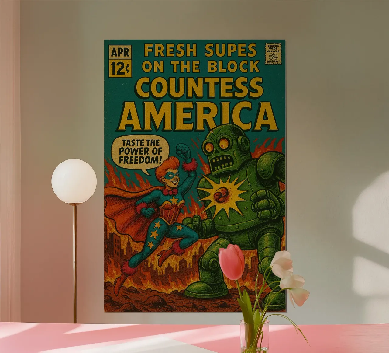 COUNTESS AMERICA - Fresh Supes On The Block carta hahnemühle da Vintage Van Gogh