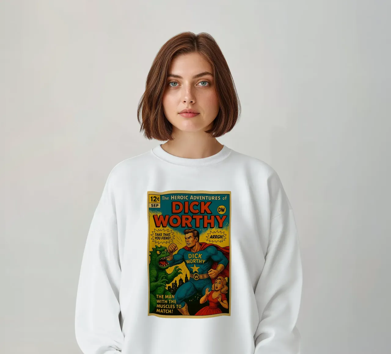DICK WORTHY - Fresh Supes On The Block felpa da Vintage Van Gogh