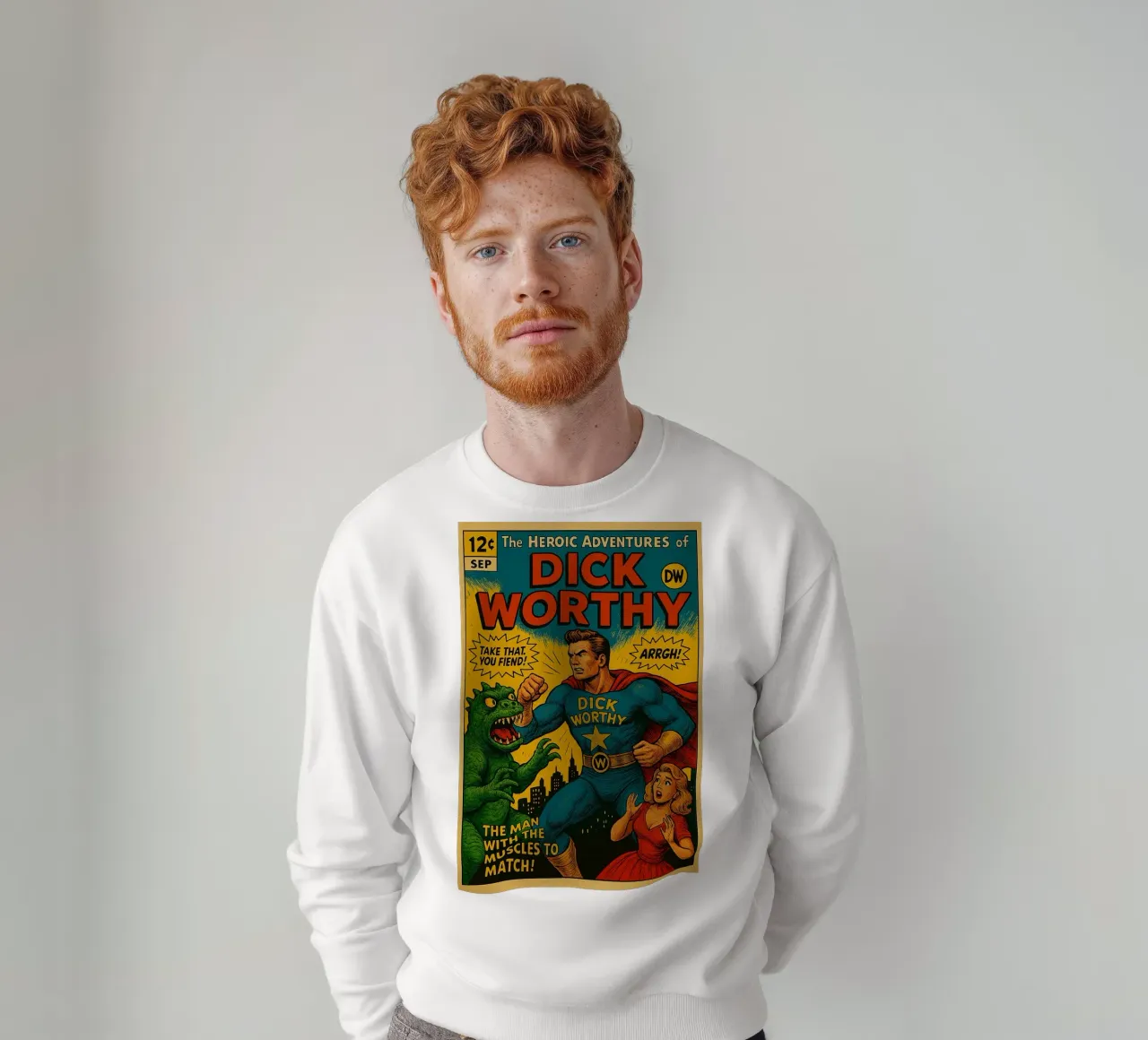 DICK WORTHY - Fresh Supes On The Block felpa da Vintage Van Gogh