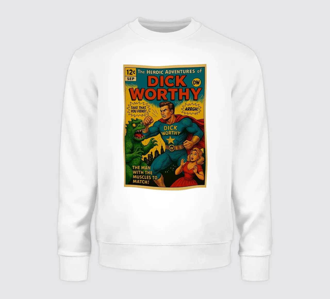 DICK WORTHY - Fresh Supes On The Block felpa da Vintage Van Gogh