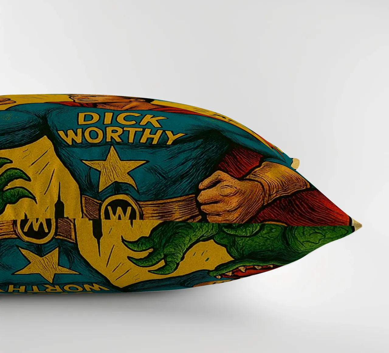 DICK WORTHY - Fresh Supes On The Block cuscino da Vintage Van Gogh