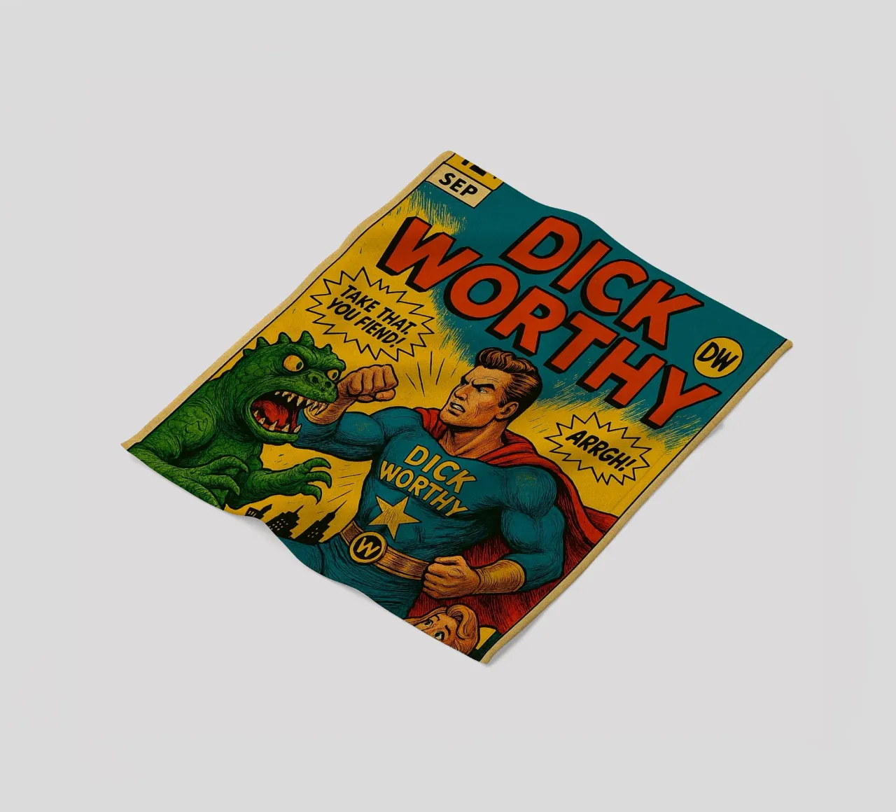 DICK WORTHY - Fresh Supes On The Block coperta in pile da Vintage Van Gogh