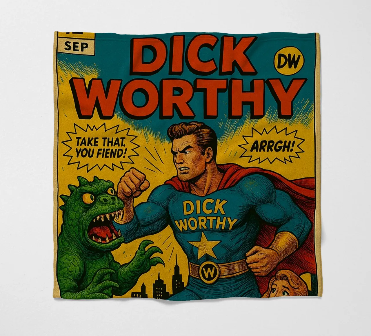 DICK WORTHY - Fresh Supes On The Block coperta in pile da Vintage Van Gogh