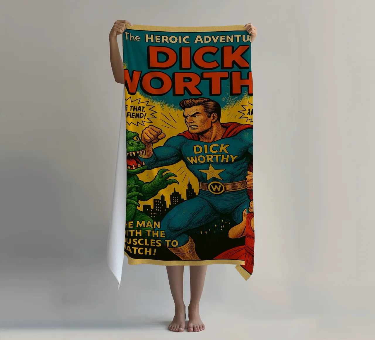 DICK WORTHY - Fresh Supes On The Block telo mare da Vintage Van Gogh