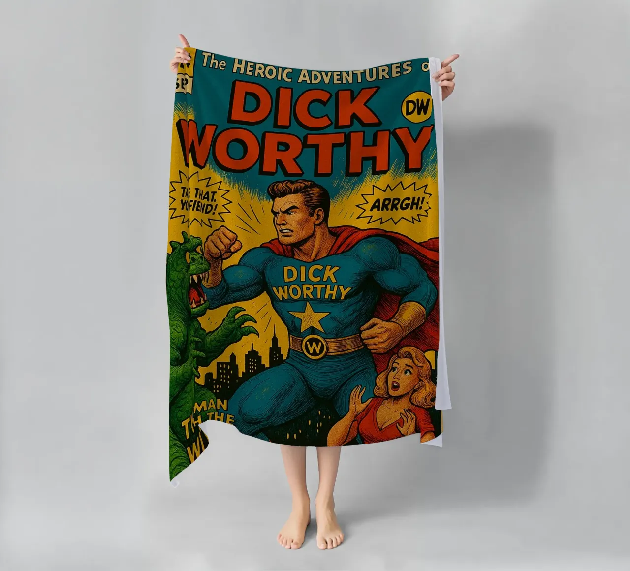 DICK WORTHY - Fresh Supes On The Block telo mare da Vintage Van Gogh
