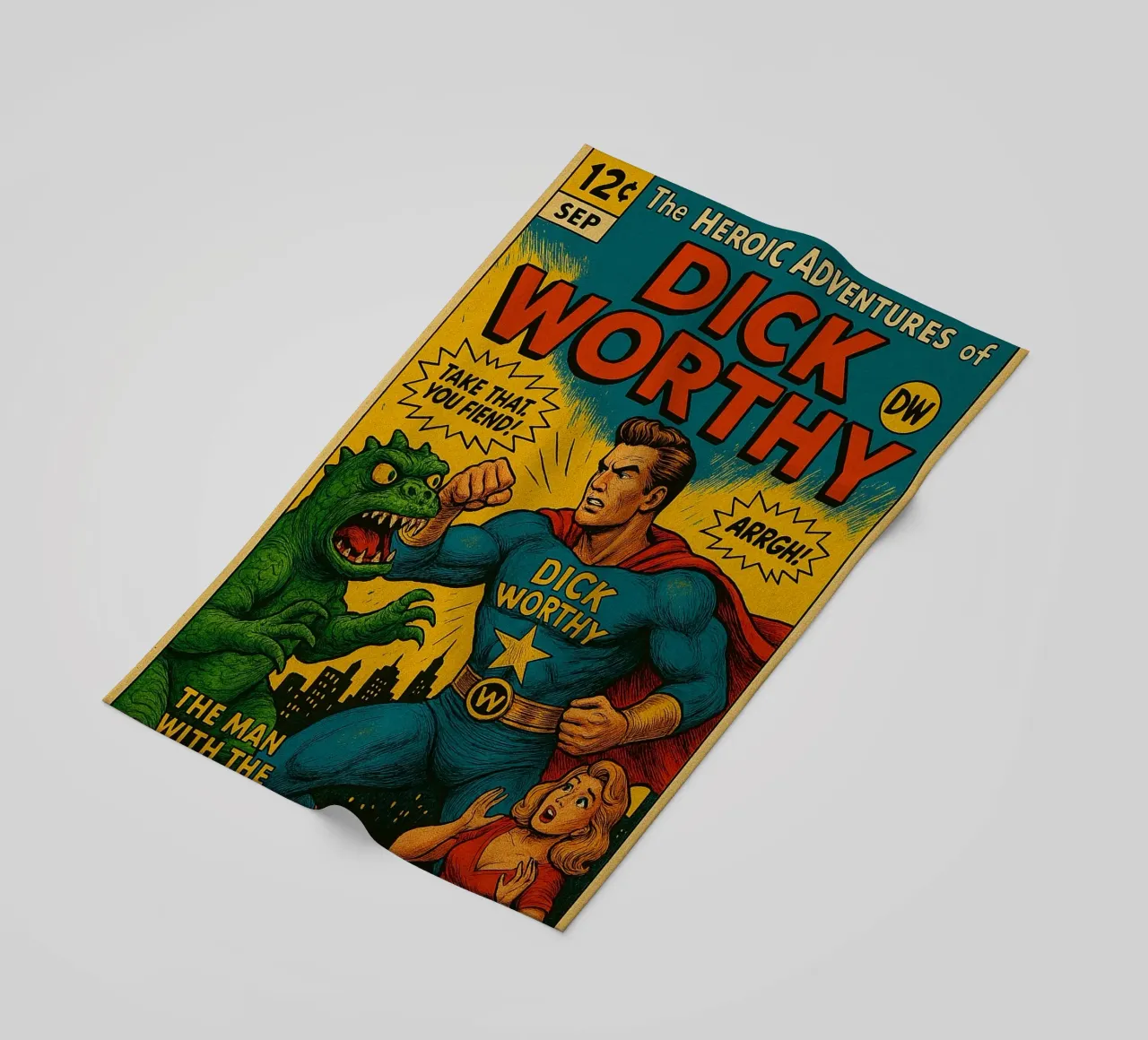 DICK WORTHY - Fresh Supes On The Block telo mare da Vintage Van Gogh