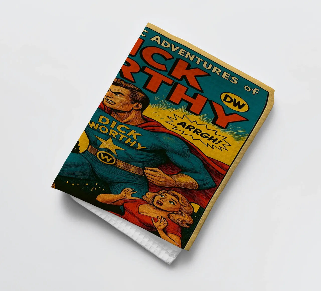 DICK WORTHY - Fresh Supes On The Block canovaccio da cucina da Vintage Van Gogh