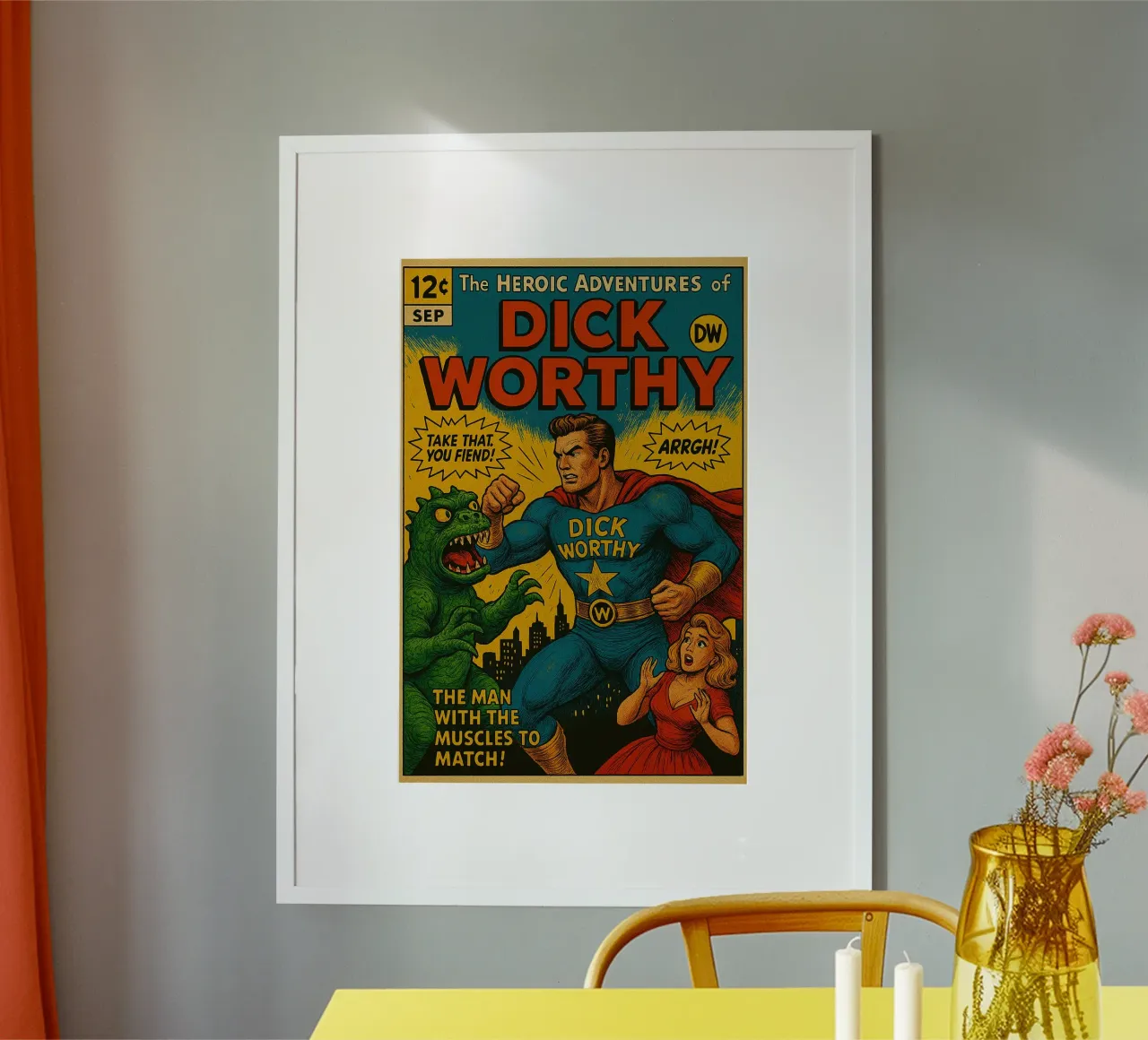 DICK WORTHY - Fresh Supes On The Block carta hahnemühle da Vintage Van Gogh