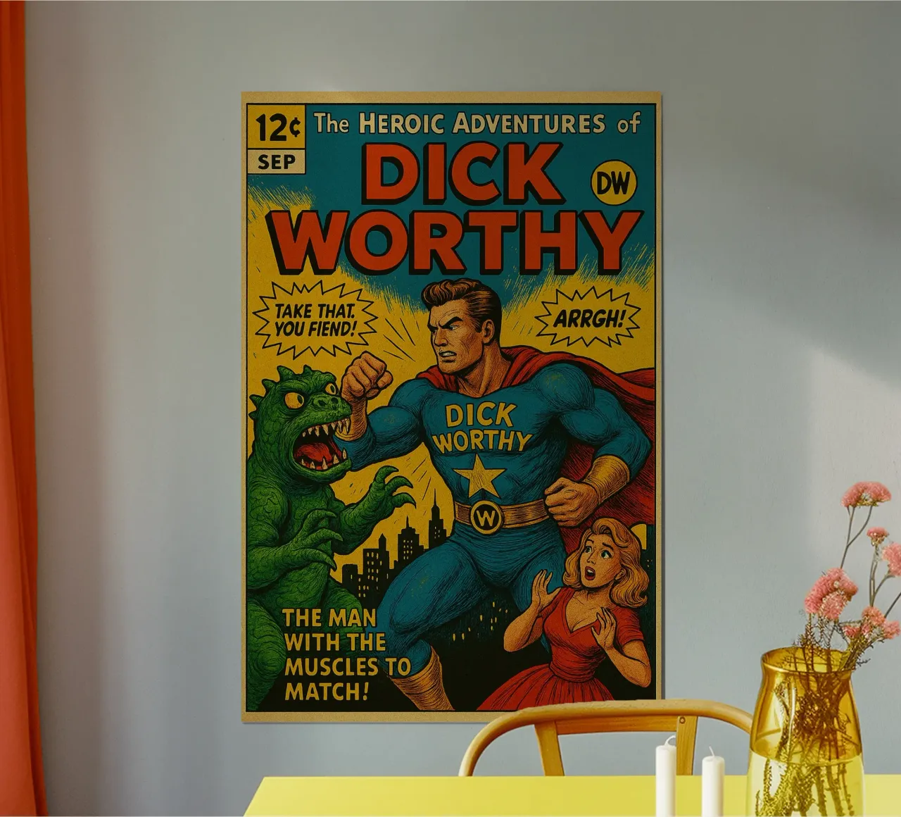 DICK WORTHY - Fresh Supes On The Block carta hahnemühle da Vintage Van Gogh