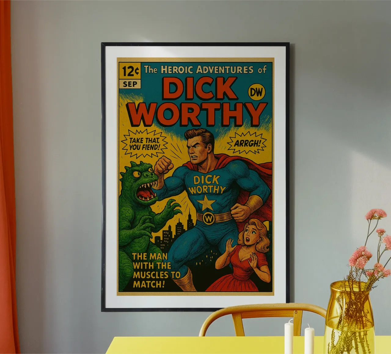 DICK WORTHY - Fresh Supes On The Block carta hahnemühle da Vintage Van Gogh