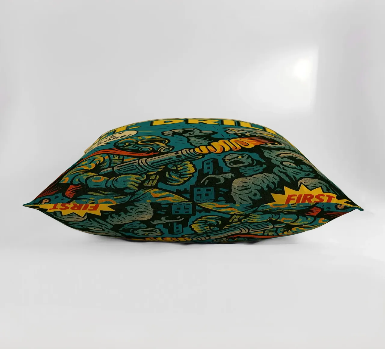 SGT DRILLO - Fresh Supes On The Block cuscino da Vintage Van Gogh