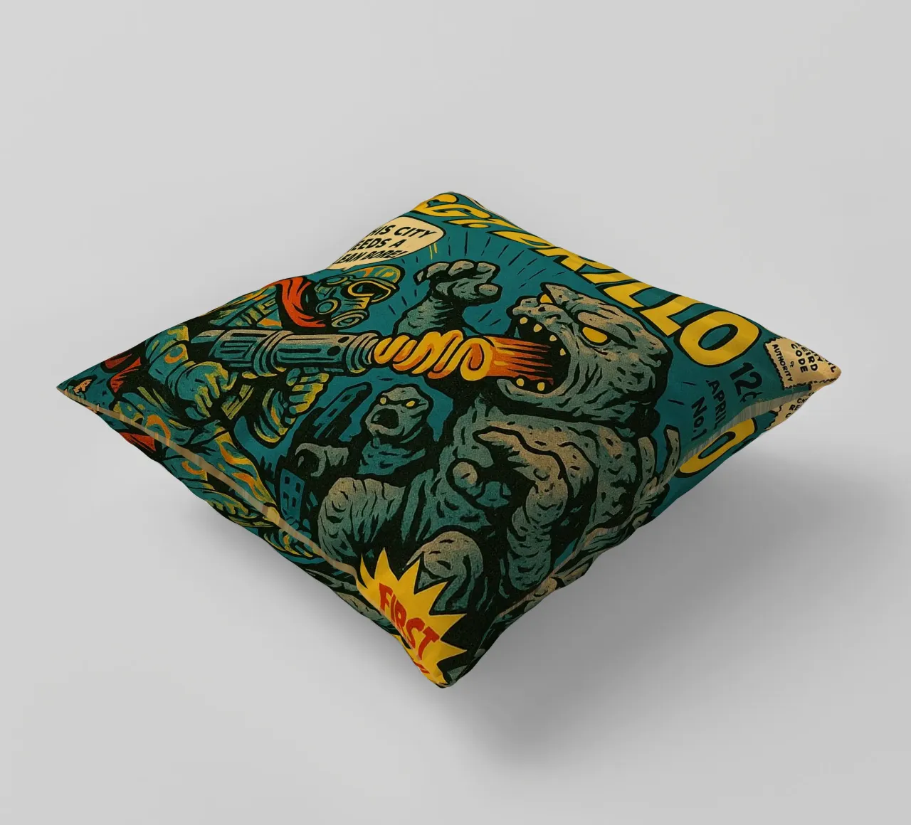 SGT DRILLO - Fresh Supes On The Block cuscino da Vintage Van Gogh
