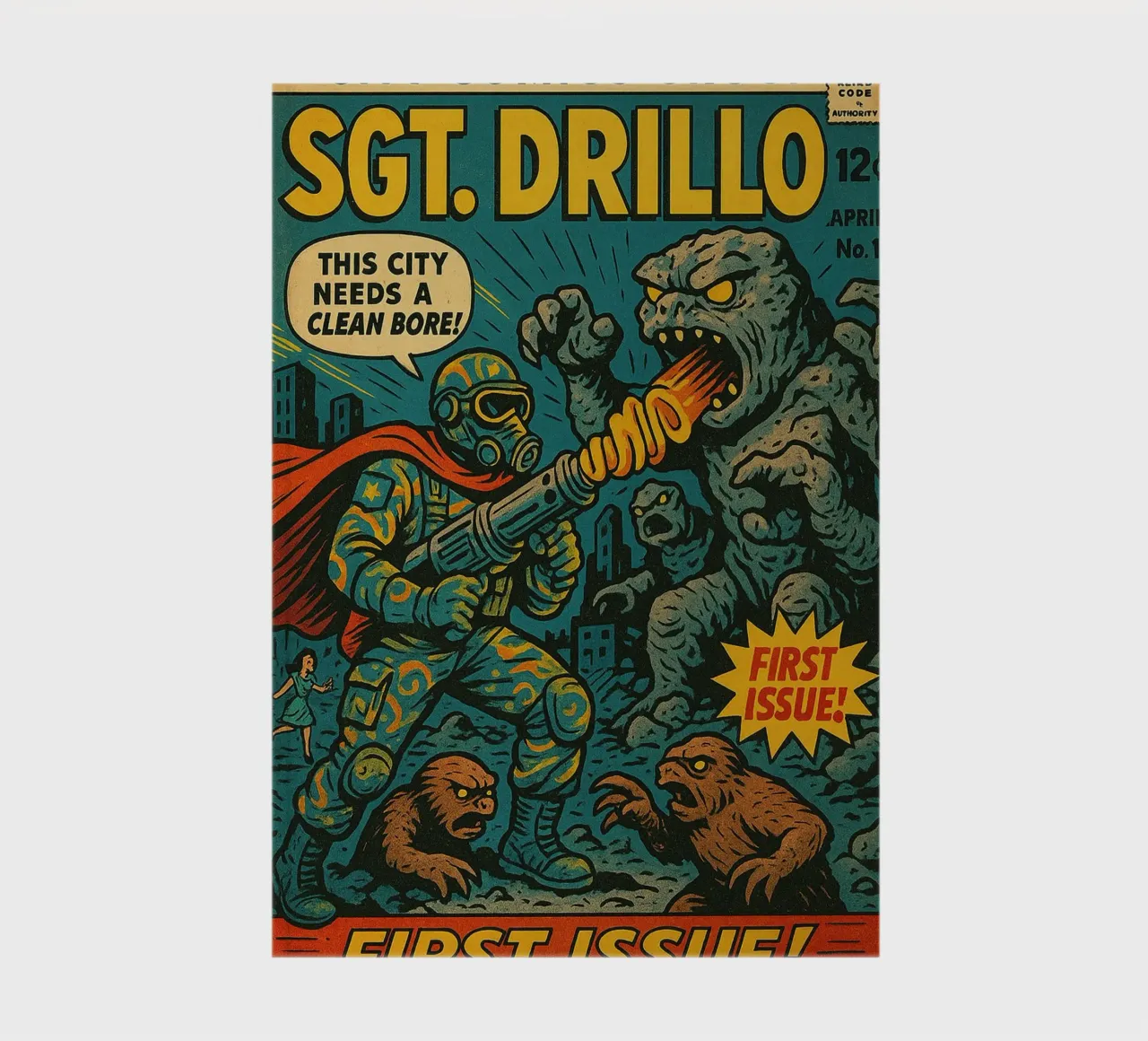 SGT DRILLO - Fresh Supes On The Block diario da Vintage Van Gogh