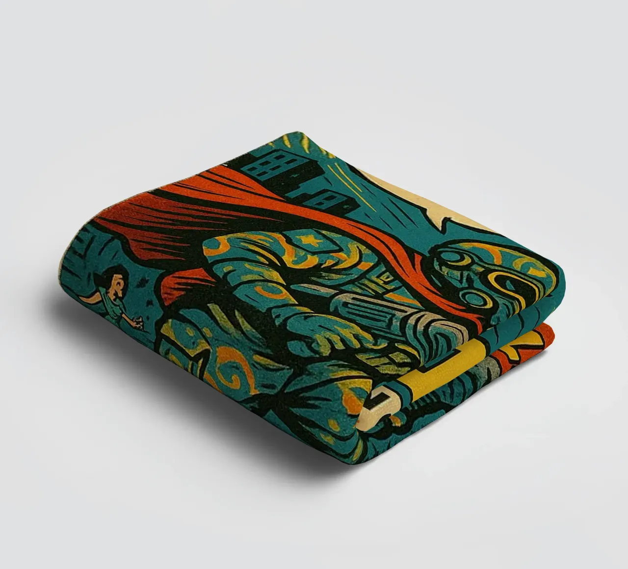 SGT DRILLO - Fresh Supes On The Block asciugamano da bagno da Vintage Van Gogh