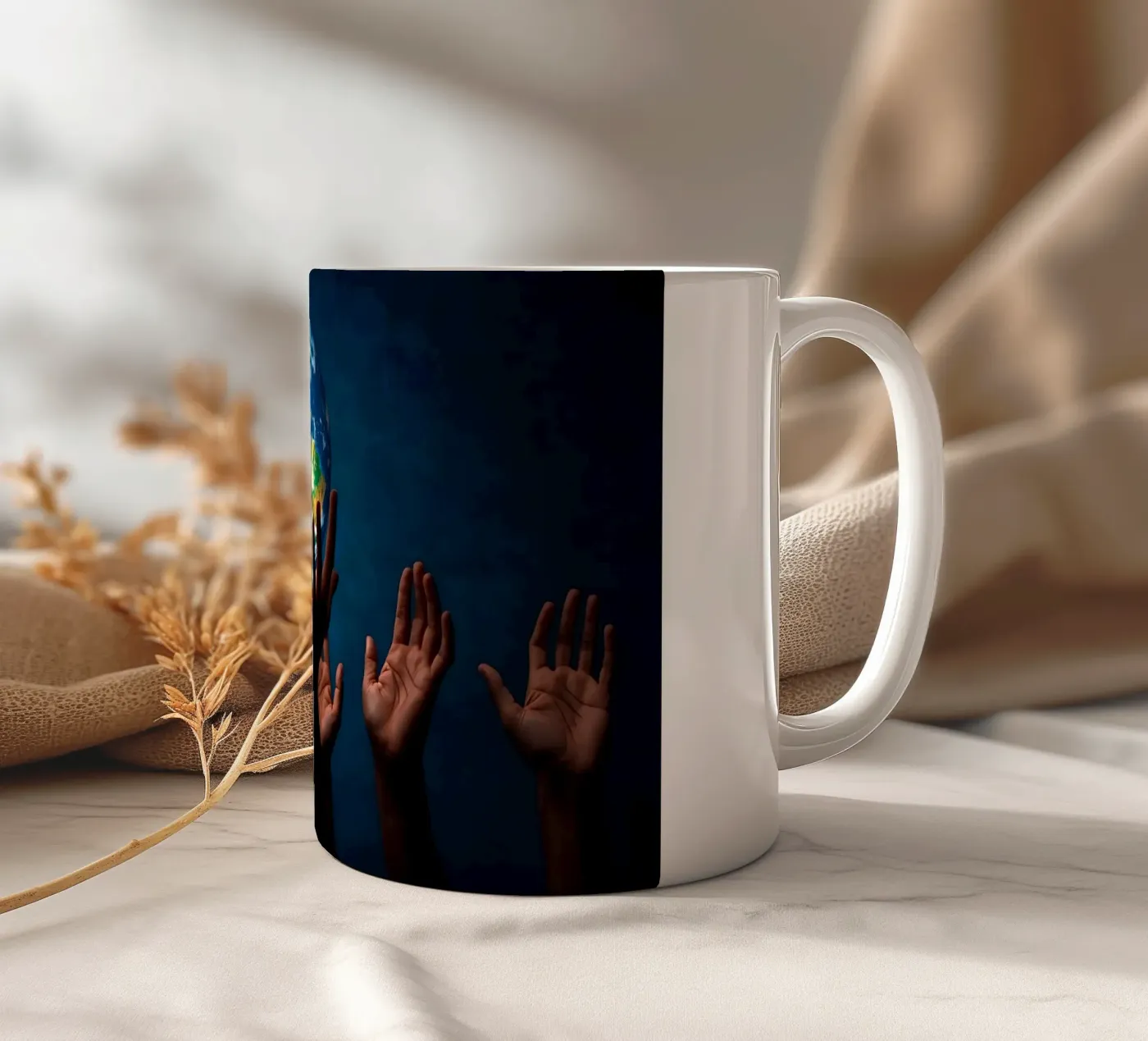 Together ceramic mug by Massimo Frascogna
