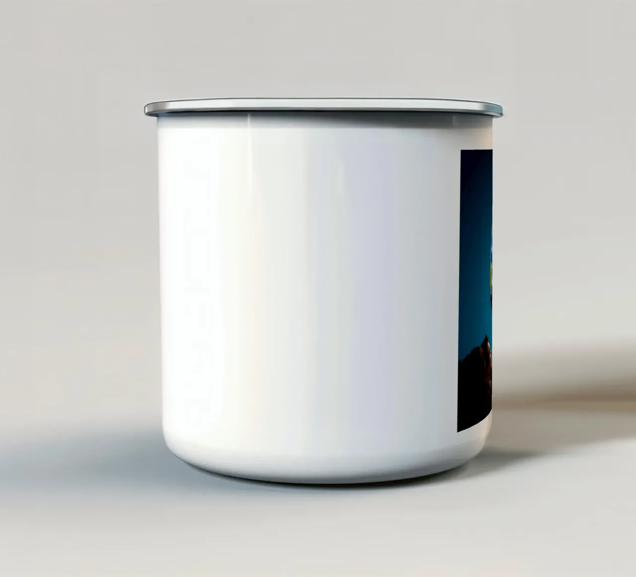 Insieme tazza in smalto da Massimo Frascogna