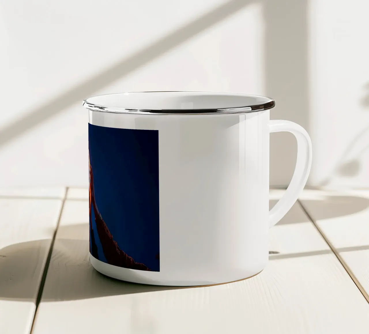 Insieme tazza in smalto da Massimo Frascogna