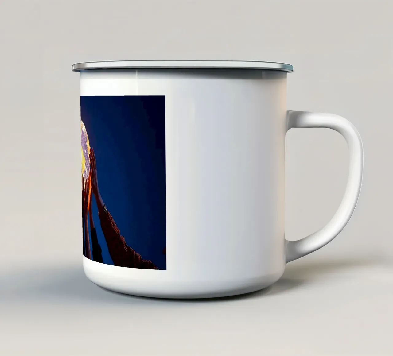 Insieme tazza in smalto da Massimo Frascogna