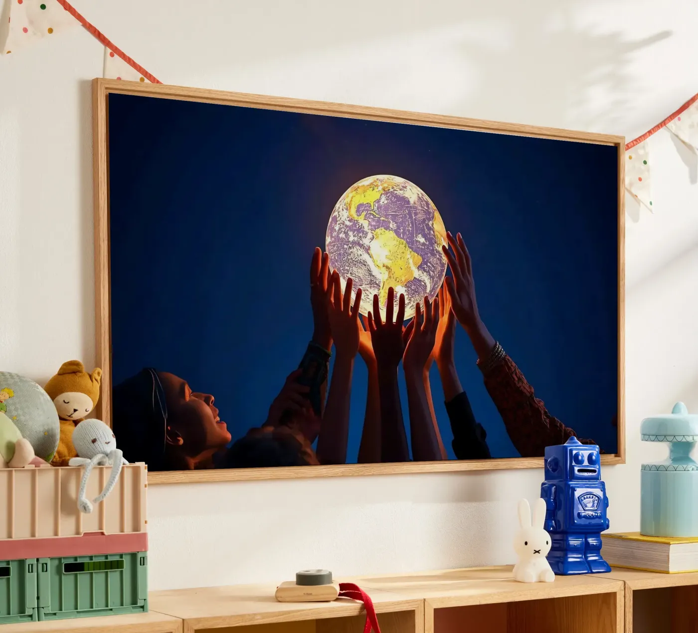 Together acryl van Massimo Frascogna