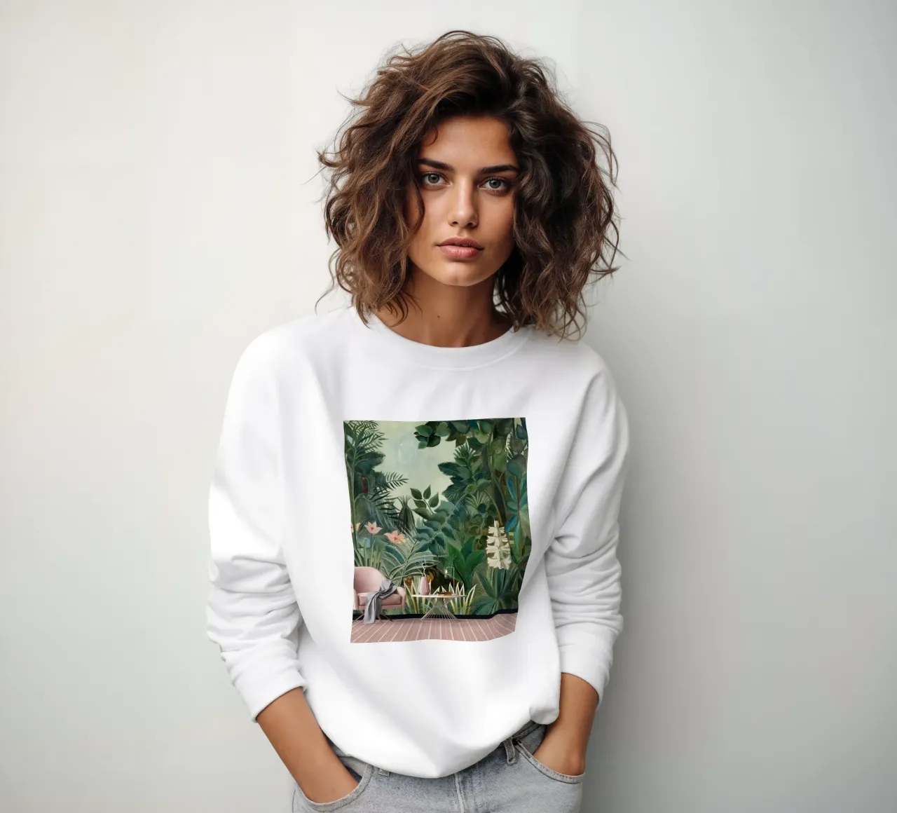 henri rousseau - Due animali felpa da KOOL STORE