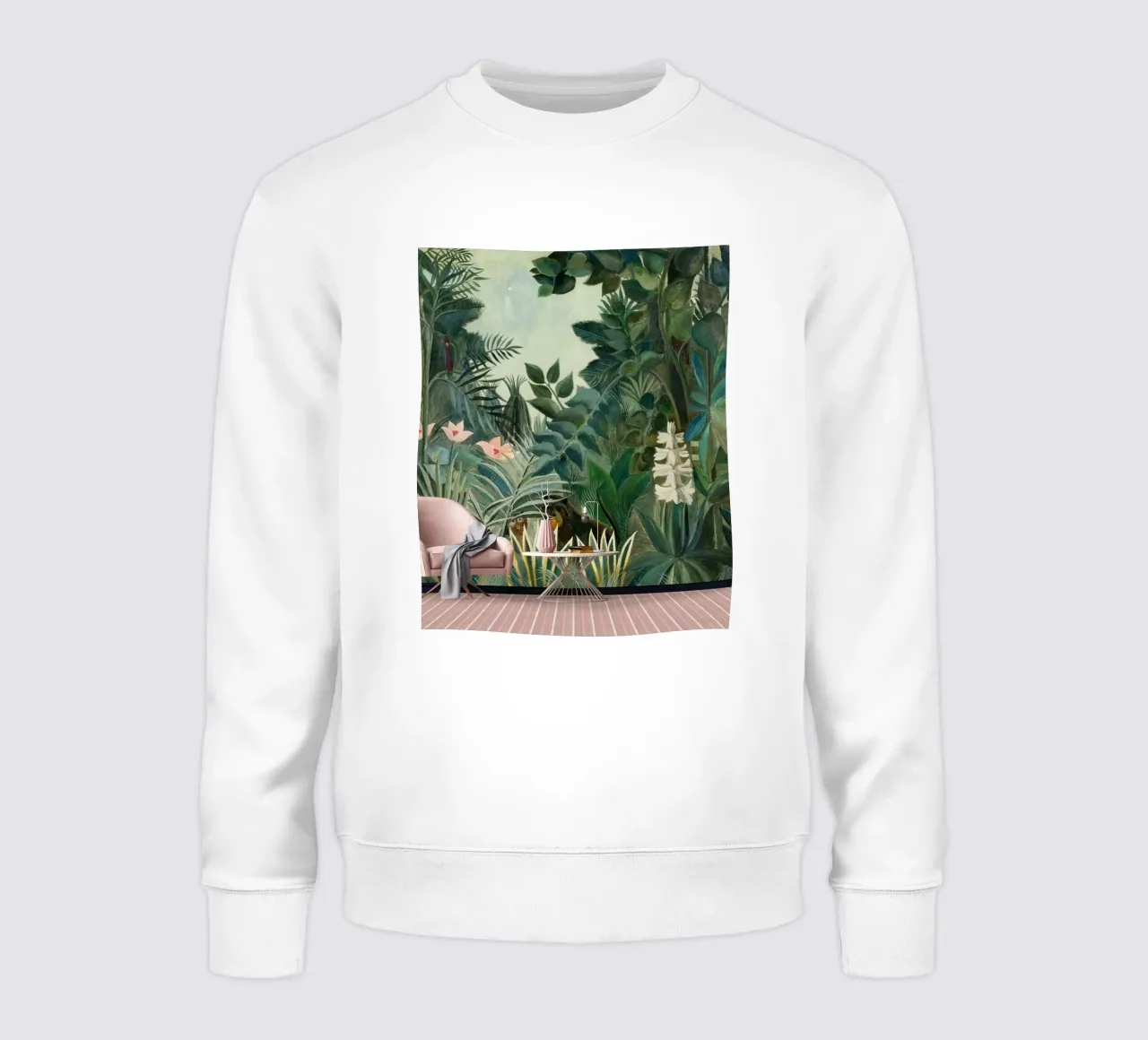 henri rousseau - Due animali felpa da KOOL STORE