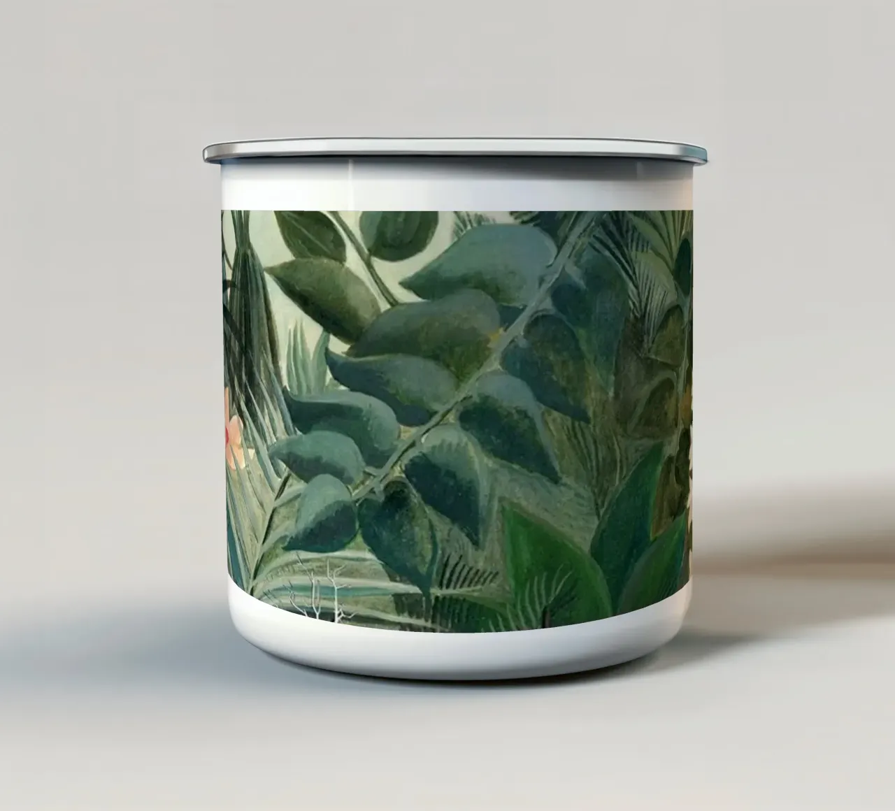 henri rousseau - Due animali tazza in smalto da KOOL STORE
