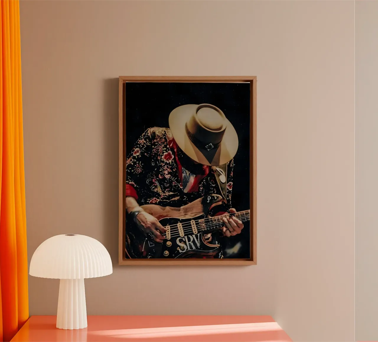 Stevie Ray Vaughan tela da The Poster Hub