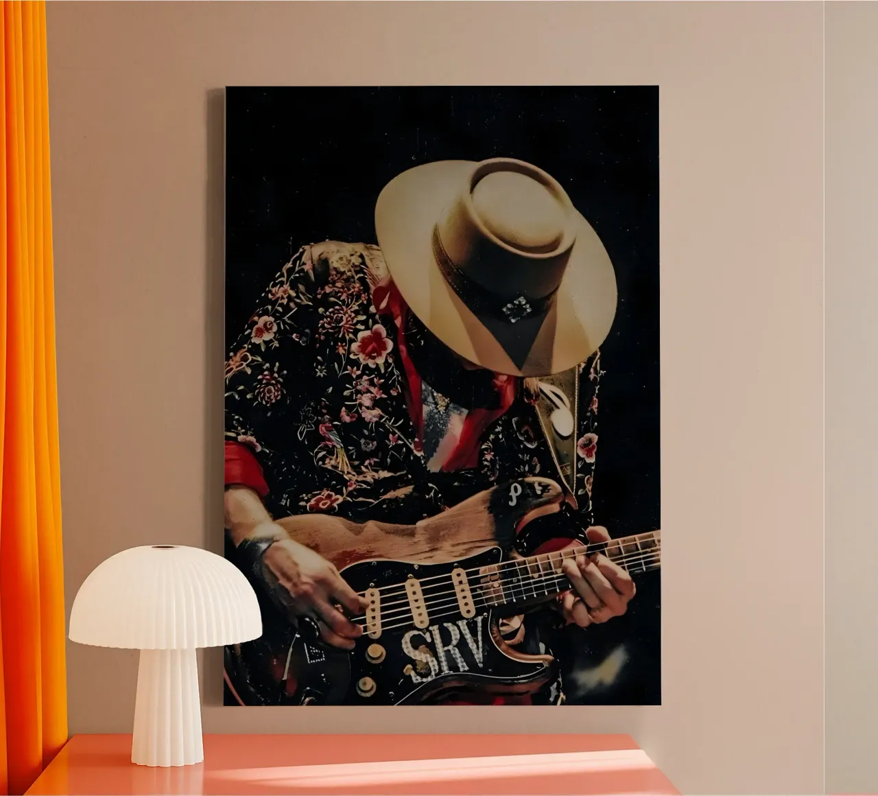 Stevie Ray Vaughan tela da The Poster Hub