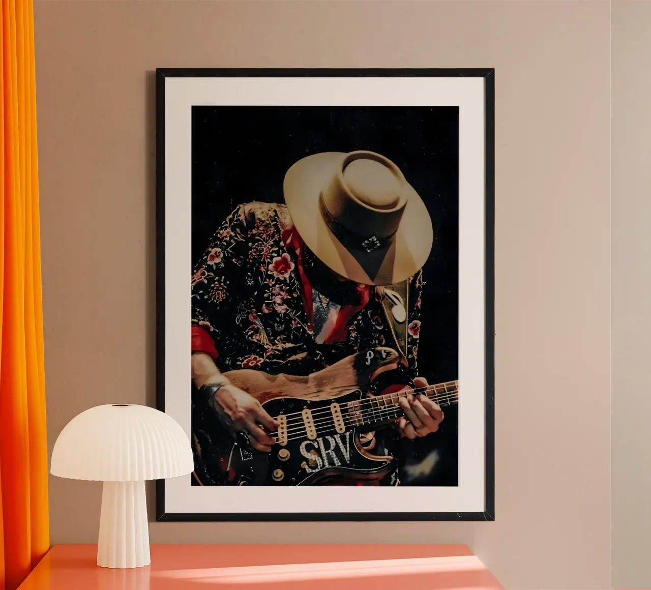 Stevie Ray Vaughan carta hahnemühle da The Poster Hub