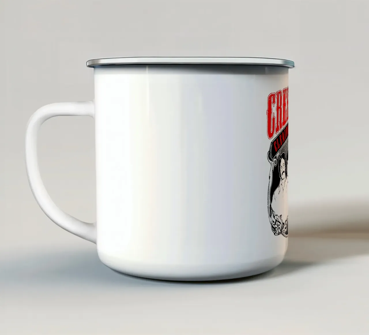 Creedence Clearwater Revival 1971 Retro Essential tazza in smalto da igoshartwrks