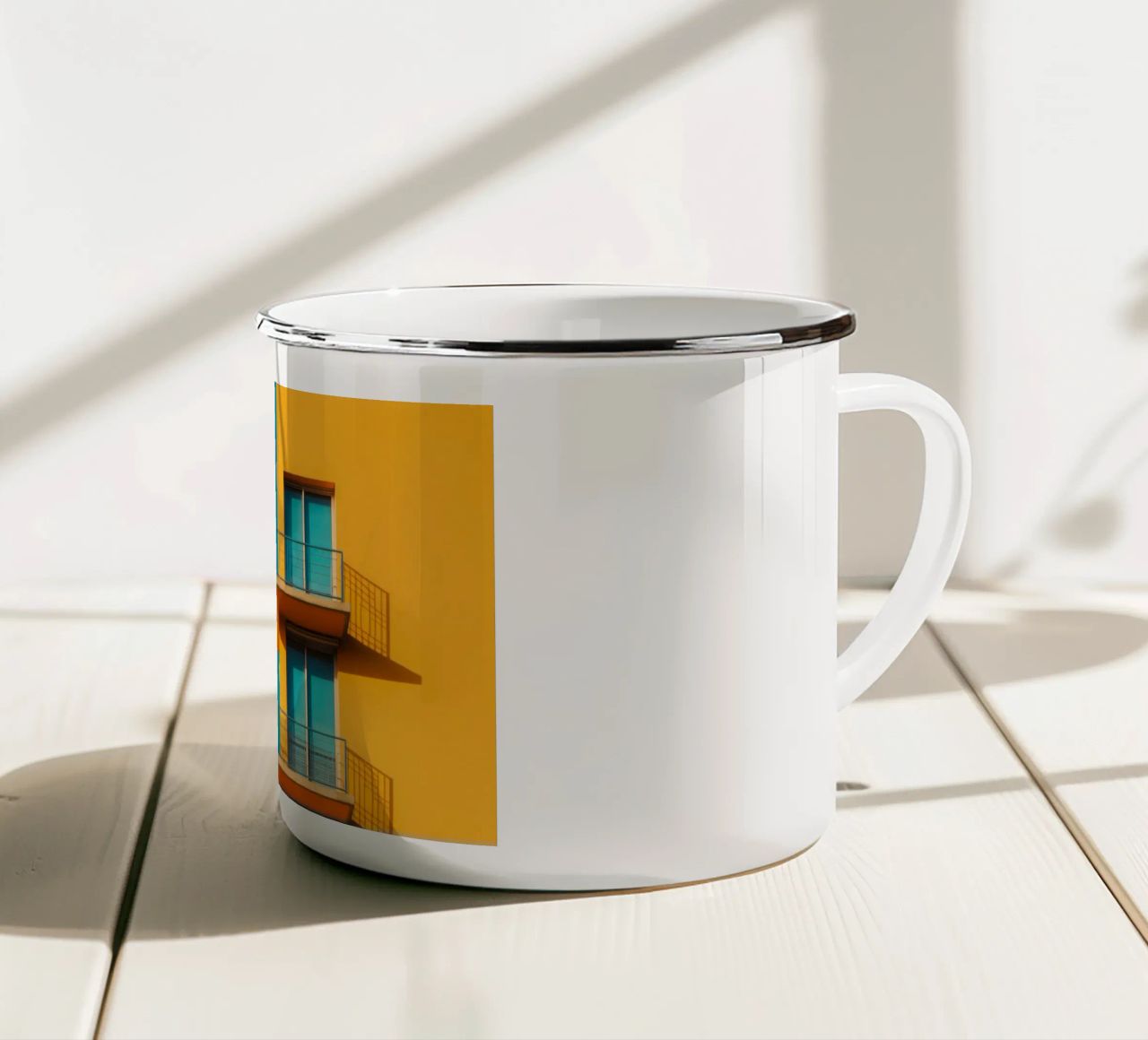 Windows tazza in smalto da Minimalistic