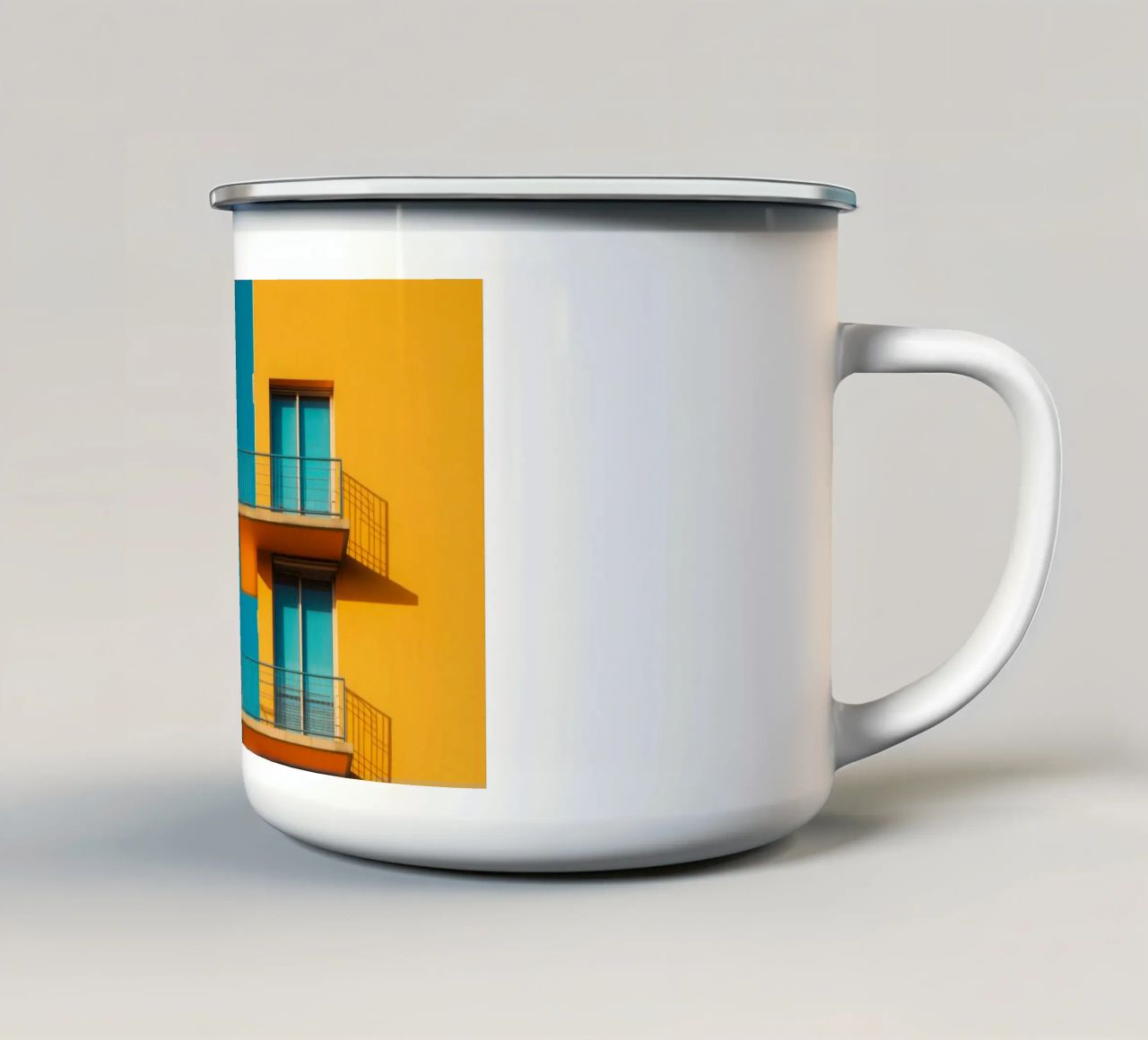 Windows tazza in smalto da Minimalistic