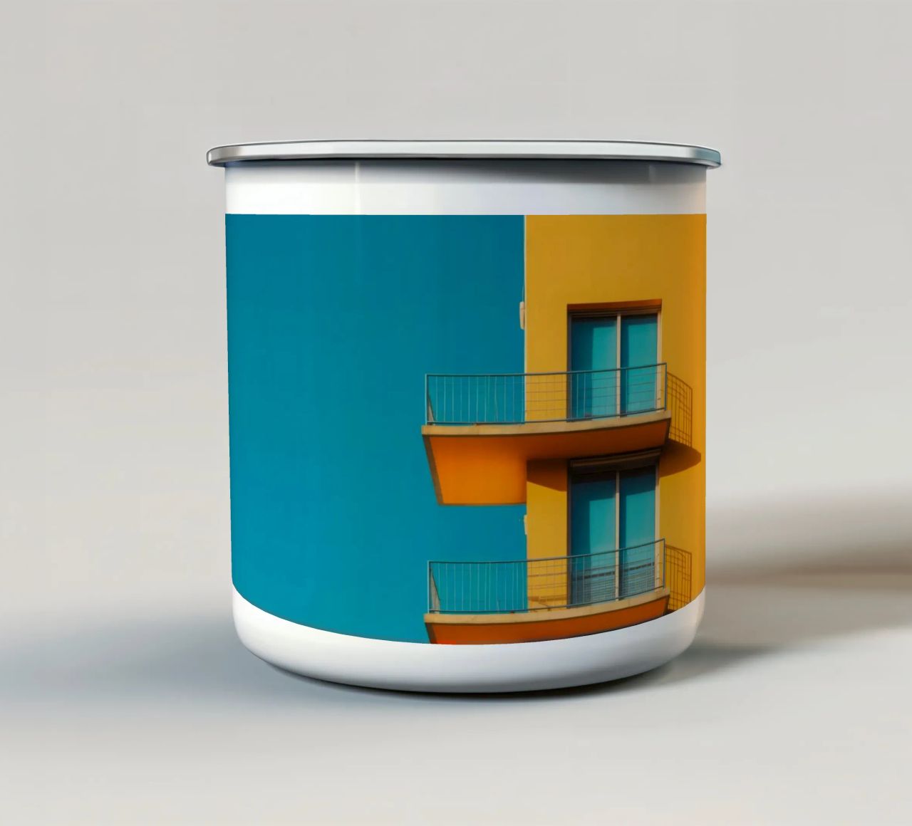 Windows tazza in smalto da Minimalistic