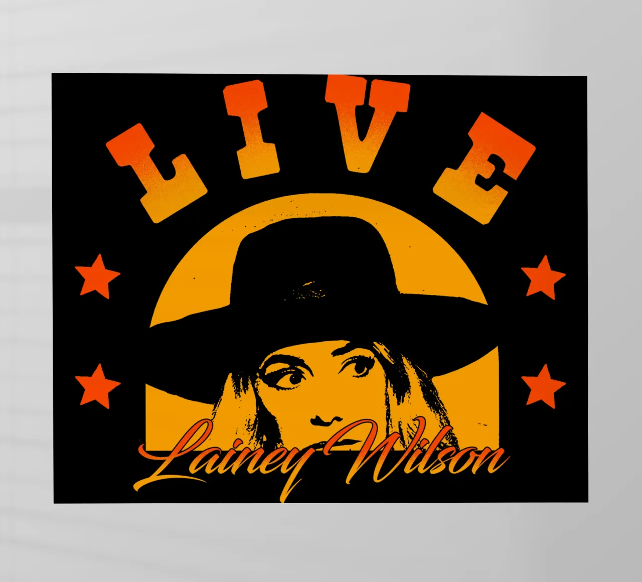 Lainey Wilson - EP Classico pellicola backlit da igoshartwrks