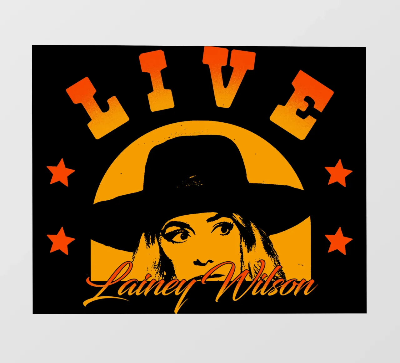 Lainey Wilson - EP Classico telo in pvc da igoshartwrks